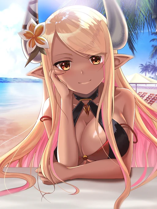 水着クビラ #グラブル 