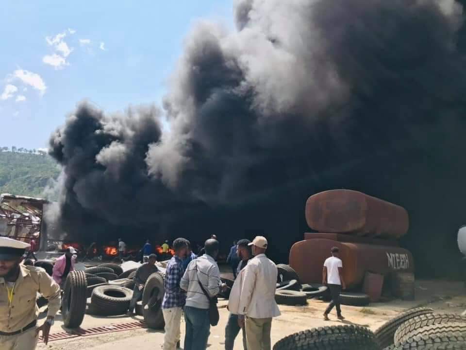 TdfViva's tweet photo. Breaking news - Another air strike just now by the genocidal regime @AbiyAhmedAli at #Mekelle #Tigray #TigrayGenocide https://t.co/HGGC9FpxY2