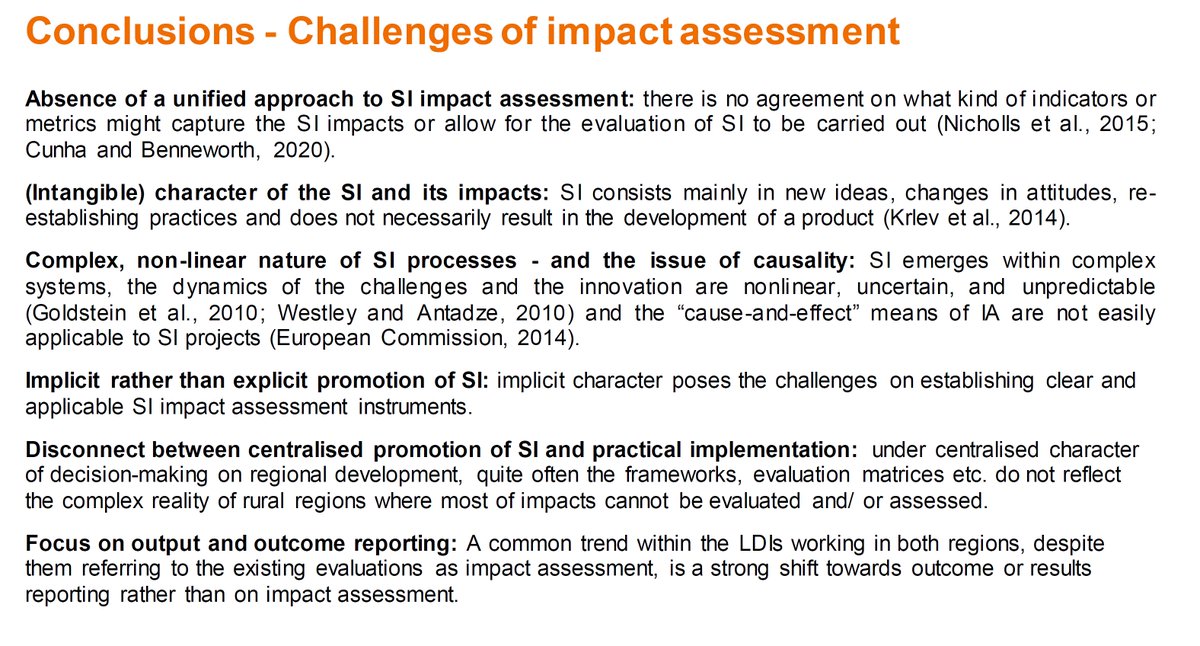 ENRD_Evaluation's tweet photo. Marina Novikova from @ActionRur presenting social innovation and (social) impacts: an exploratory study for assessing the impacts of social innovation. #RDP_evaluation #GPW_Online 👨🌾👩🌾🌱👍 https://t.co/UwSUueygtJ