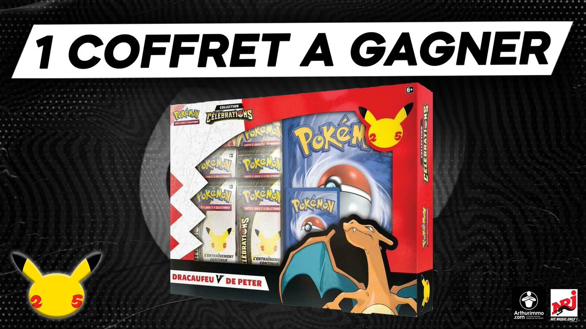 🔥1 coffret Pokemon Célébration Dracaufeu🔥

Tirage demain à 21h00 ici ...

🔄RT 
🐉Follow @EsportWavy 
🖊️Ping un ami