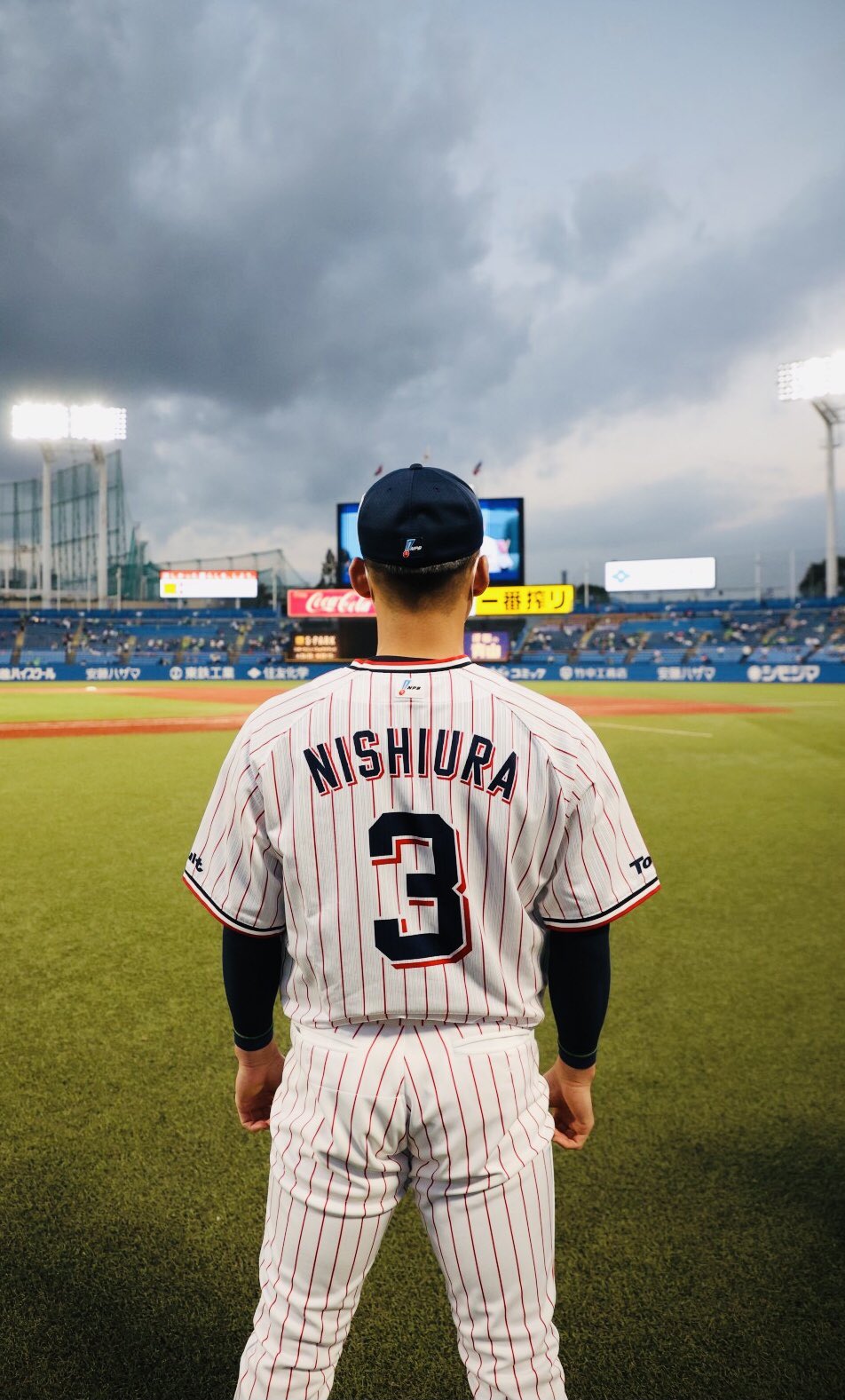 ヤクルトスワローズ 西浦直亨 実使用 上下 今年からコーチ就任
