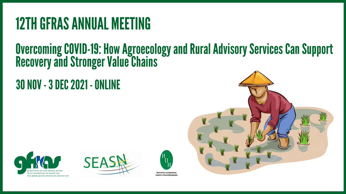 Register now for the GFRAS Annual Meeting! It's free! forms.gle/DjCCjRzqcgLm8u… #extension #agriculture #agroecology