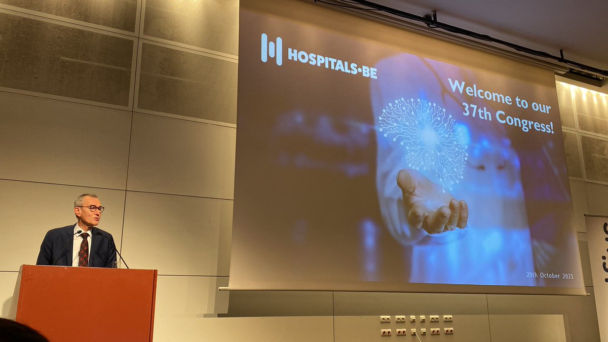Minister F. Vandenbroucke at HospitalsBE2021.