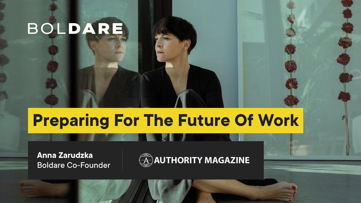 "What is the future of work?"
<a href="/AuthorityMgzine/">Authority Magazine</a>  reached out to successful leaders in business, government, and labor, as well as thought leaders about the #FutureOfWork to glean their insights and predictions.

👉 Read the interview with <a href="/AnnaZarudzka/">Anna Zarudzka</a> 
medium.com/authority-maga…
