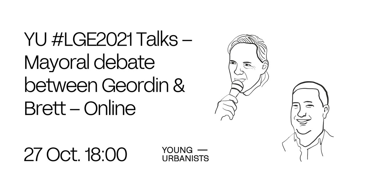 young_urbanists's tweet photo. VIRTUAL EVENT 

Join us as we put the @Our_DA's mayoral candidate @geordinhl &amp; @brettherron @ForGoodZA candidate for the @CityofCT together to discuss how the Metro can be used to address the city’s most pressing issues.

When: next Wed. at 6 pm
Link: https://t.co/xD9OOY4EWG https://t.co/rSXePWodH7