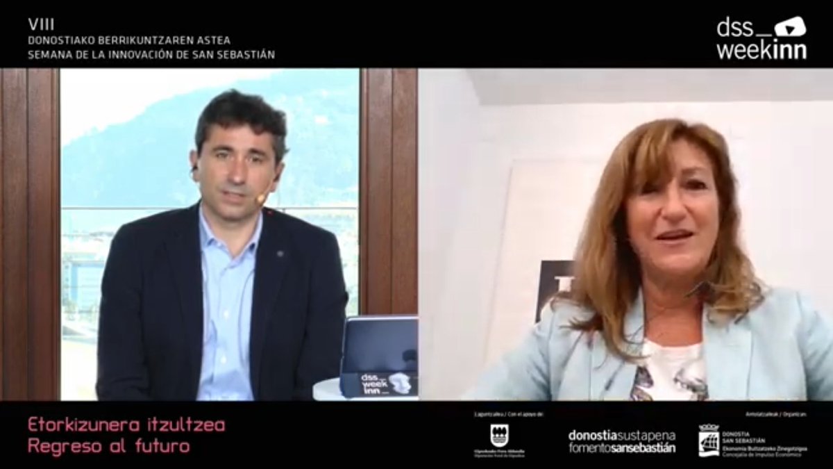 FomentoSS's tweet photo. ✅ #DSSWeekINN | @AliciaPomares ofrece la charla 'Liderar: entre tejer alas y dejar volar'.
¡Síguela en #WeekINNTV! https://t.co/bIVALkKK0B