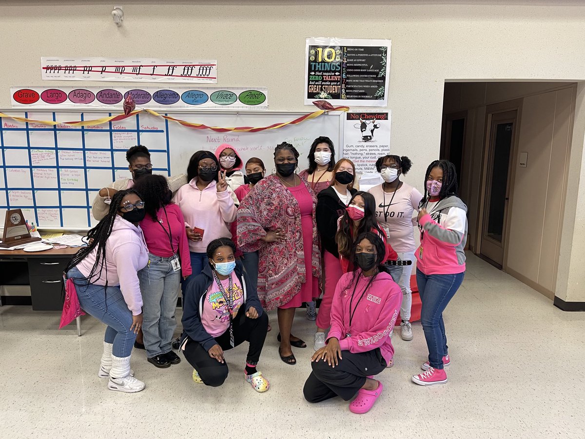 CarverHS_AISD's tweet photo. You wanted more?! Well, you got it! We are all #PinkedOut β¦@CarverHS_AISDβ© #CarverPantherPride #CarverCHAMPS https://t.co/kHSCuPLowf