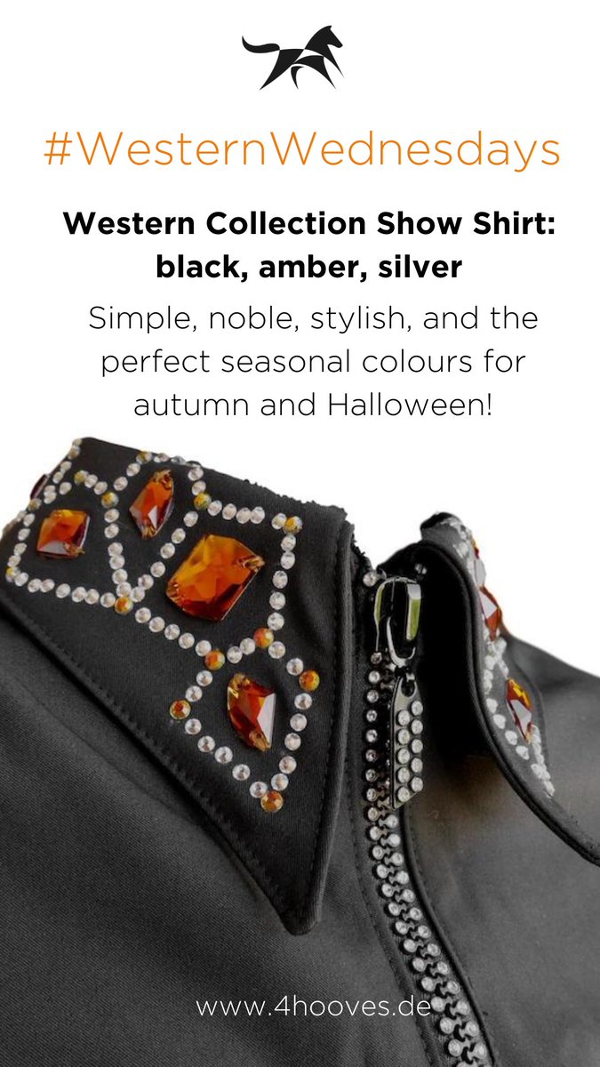 #WesternWednesdays 
Simple, noble, stylish and the perfect seasonal colours for autumn and and Halloween! Shop now:
bit.ly/3G2hwgg
________
#ad #friendson4hooves  #equestrian #marketplace #shop4hooves