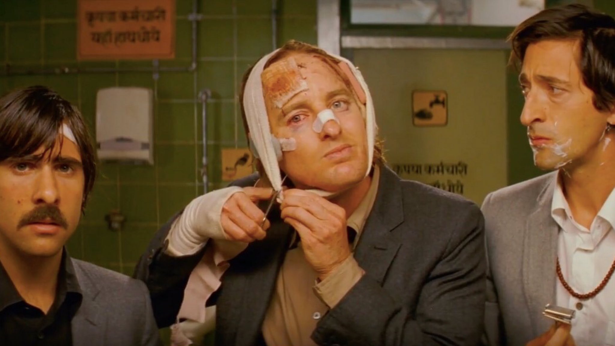 In The Darjeeling Limited, when Francis first says He (Brendan