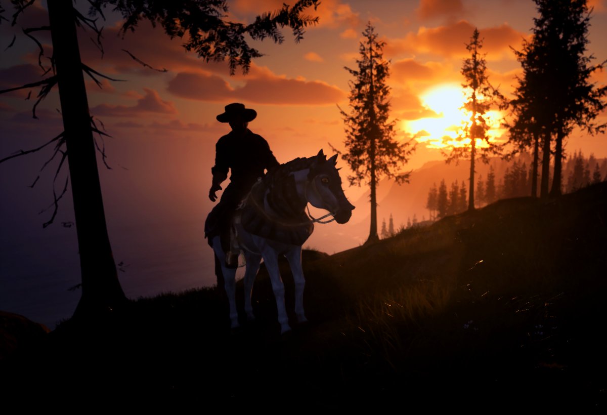 "The camping coffee, seemed to have Johnny all twitched up today." #cowboycamera 
  #VirtualPhotography  #VGPUnite #VPEclipse #AestheticMotion #Gametography #PhotoMode #TheCapturedCollective #GamerGram #gamedev #indiegame #gaming #madewithunreal #UnrealEngine #Epic #UE4