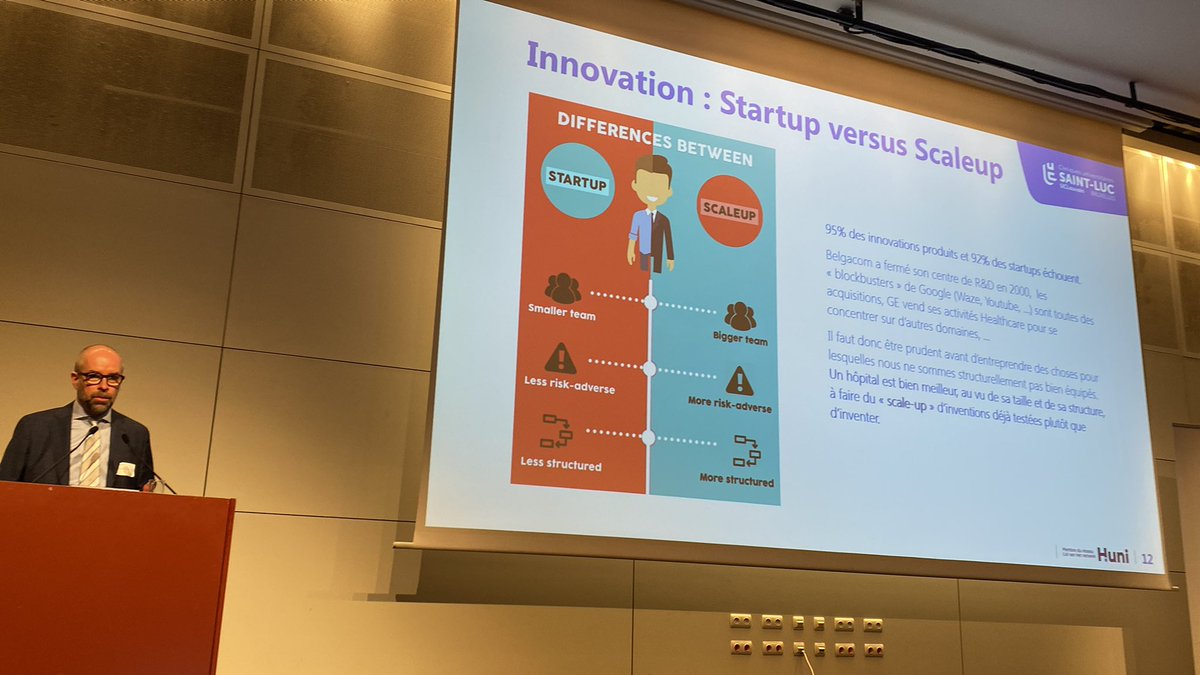 “Hospitals are better positioned for scale up rather than start up.” #innovation