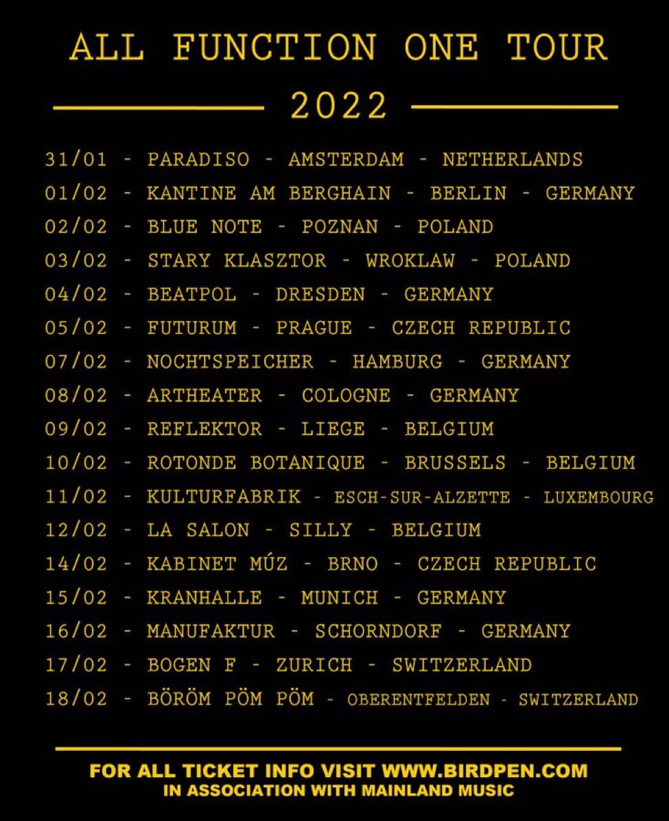 BirdPen's tweet photo. We tour in 2022!!
#tour #europe #birdpen #livemusic https://t.co/CGhvp87wby
