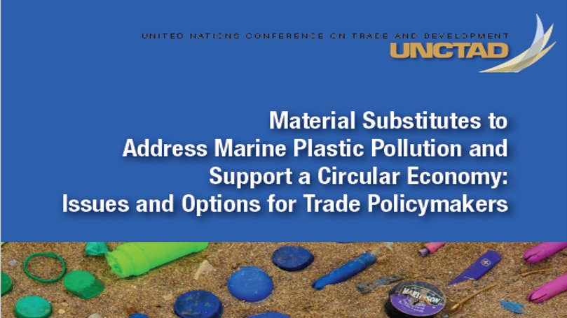 We are proud to share <a href="/UNCTAD/">UN Trade and Development</a> report on policy options and trade opportunities for developing countries in non-plastic substitutes to address marine #plasticpollution to support #circulareconomy, authored by our Senior Policy Advisor <a href="/SugathanTrade/">Mahesh Sugathan_Trade</a>. 

➡️ bit.ly/3jlBCs2