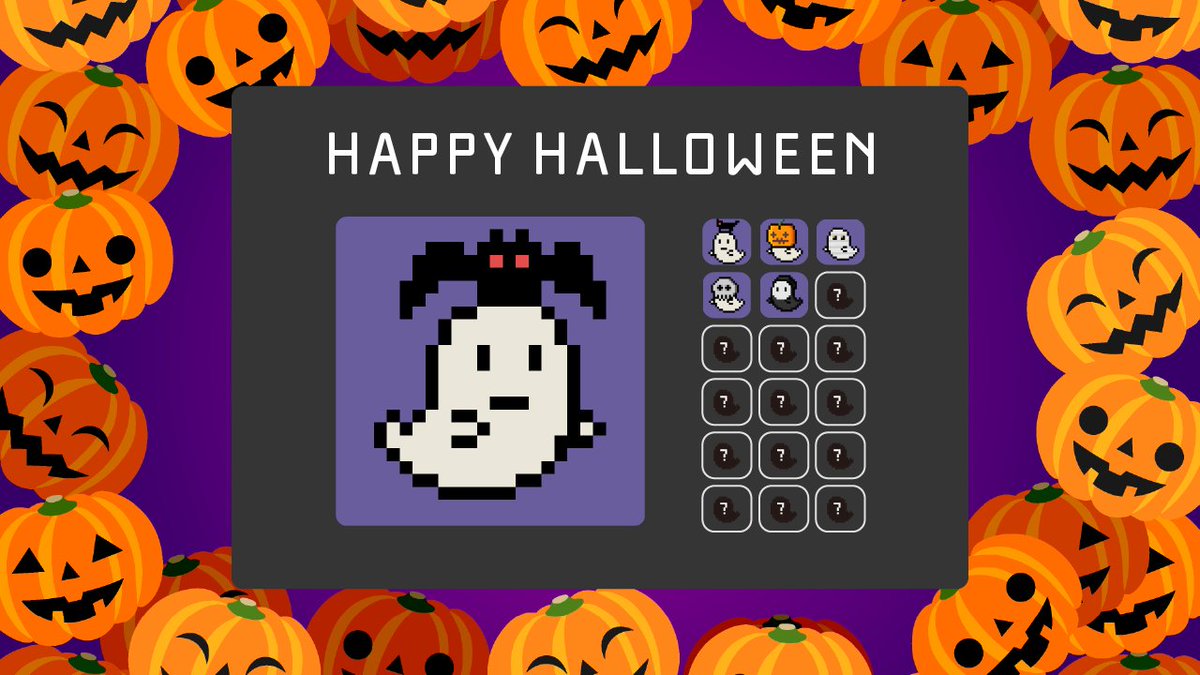 _liveundead's tweet photo. 🎃ハロウィン特別ゴースト企画🎃

👻第6弾👻

右向きのこうもりゴースト。これは、、ジェネシスッ！！

https://t.co/GKdPEFWFr0

ハロウィン仕様なのでいつもより２割増しで怪しめです（当社比）

#liveundead #nftcollector #cryptoart #NFTs #nftcommunity #pixelart https://t.co/uGo6iyg8tr