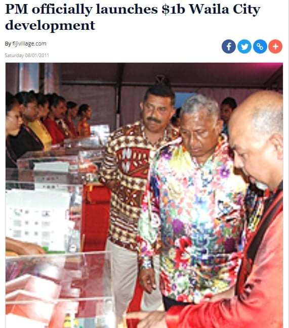 FIJI FIRST PARTY LIES

Where is the $1 billion Waila City development that was launched in 2011?

11 years later and still nothing.

Link: fijivillage.com/news/PM-offici…