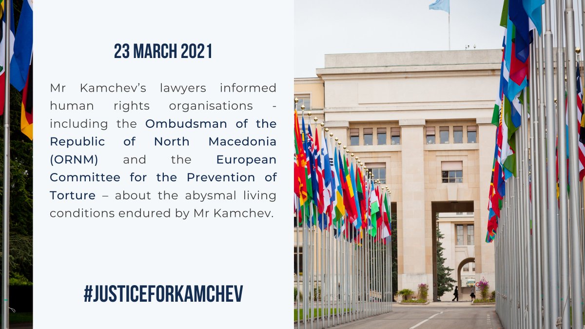 #JordanKamchev endured abysmal living conditions in a 4m2 cell with no fresh air &amp; inadequate sanitation facilities. These issues threaten Kamchev’s health and go against EU recommendations. 

Read more: arbitrarydetention.org/jordan-kamchev 

#JusticeForKamchev