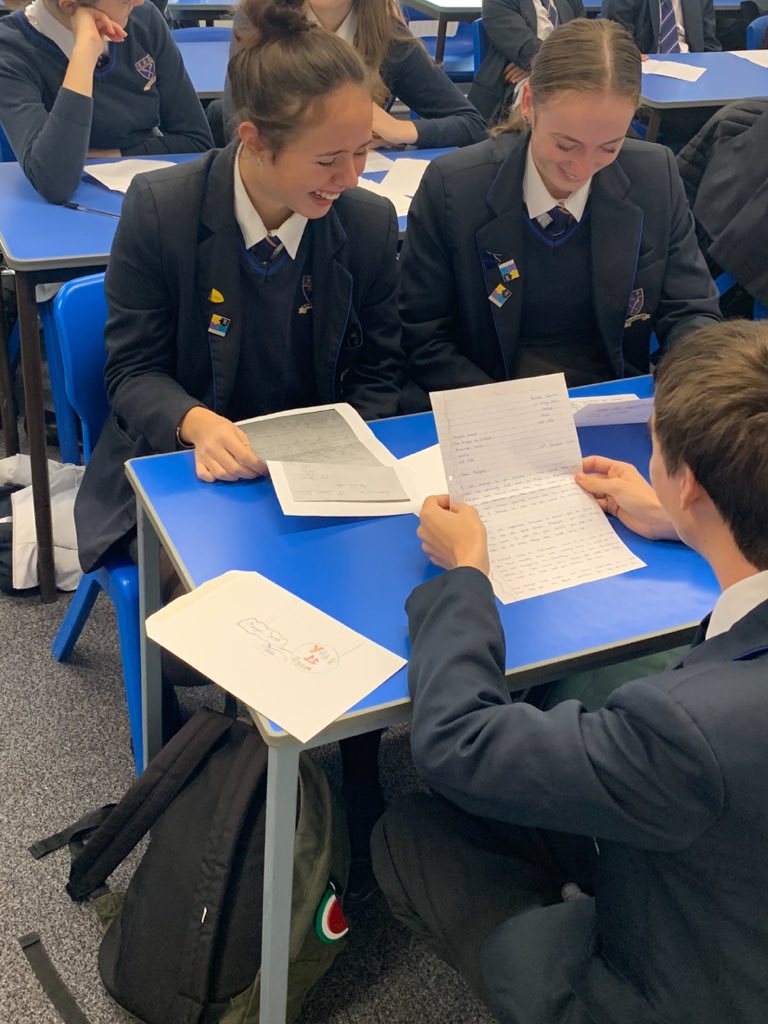 A lovely morning for Year 11 receiving letters of support and encouragement from Year 7 students #wellbeing #peersupport <a href="/BOLHS_Year7/">BOLHS_LowerSchool</a>