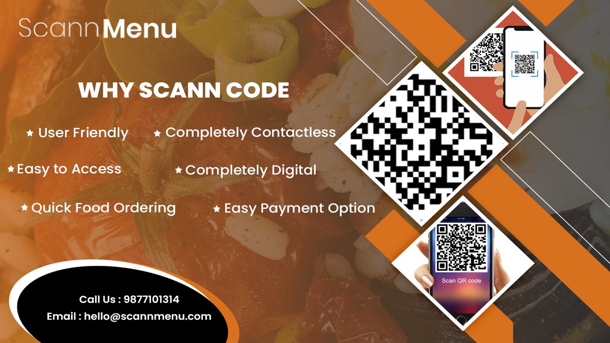 MenuScann's tweet image. Implement an easy-to use digital food ordering system in your restaurants, cafes and hotels with Scann Menu. Contact us on hello@scannmenu.com or Call at 9877101314 and book yourself a Demo!
#selfordering #digitalsystem #digitalqr #qrmenu #contactlessordering #foodmenu