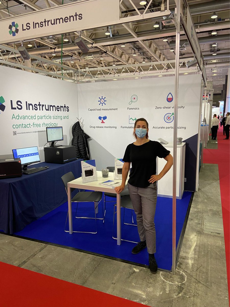 It's the second day of ILMAC! Waiting for you at booth B175 😀 #nanoparticles #lightscattering #biotech #ilmac