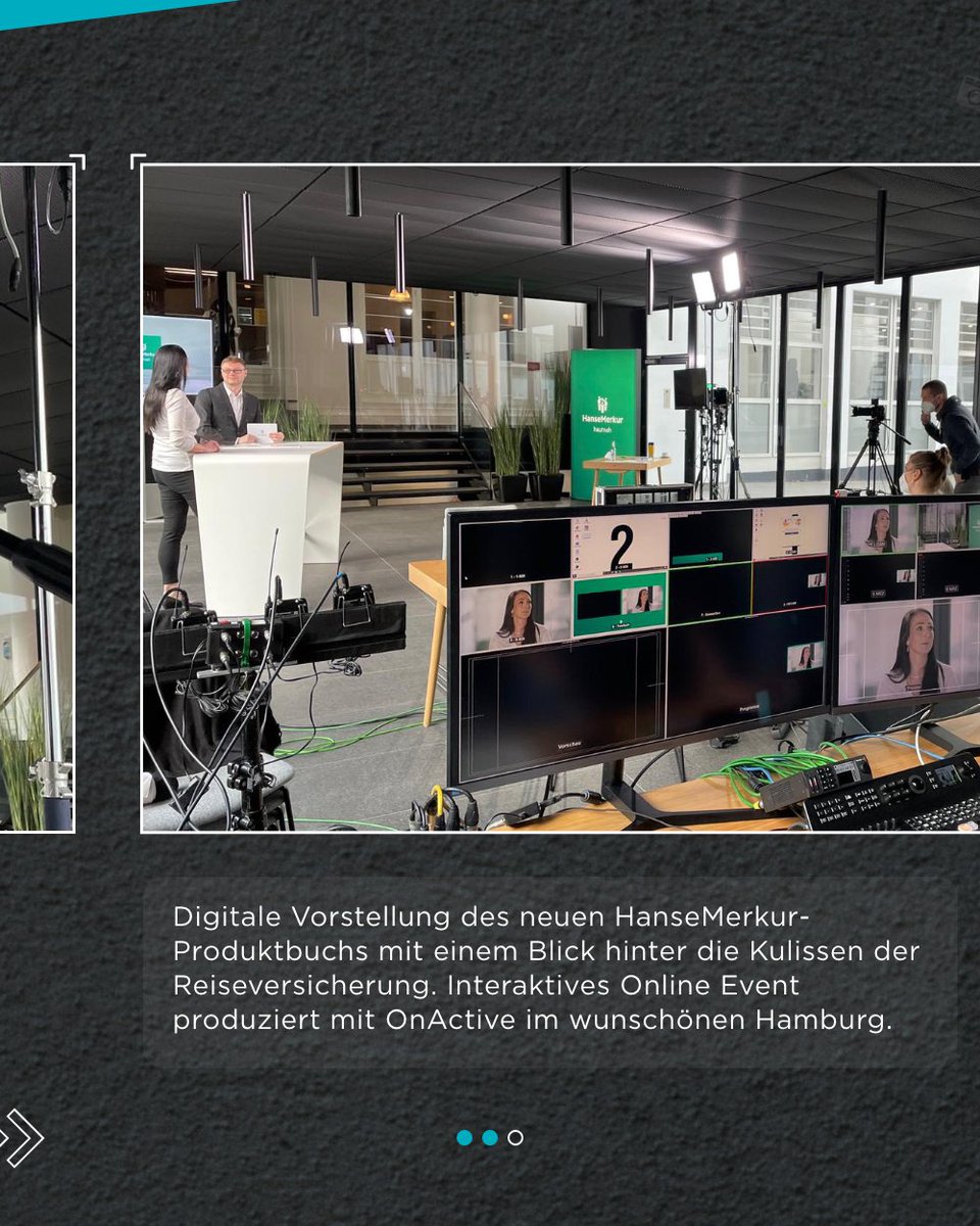 MP_Next_GmbH's tweet photo. Digitale Vorstellung des neuen HanseMerkur-Produktbuchs mit einem Blick hinter die Kulissen der Reiseversicherung. Interaktives Online Event produziert mit OnActive im wunschönen Hamburg. https://t.co/cOb6PKNiVa https://t.co/lalweS4m29