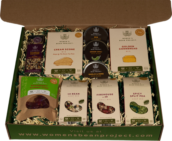 Sampler Gift Box

The Sampler Gift Box by Women’s Bean Project features 11 of our most popular products, making it the perfect way to try a little bit of everything!