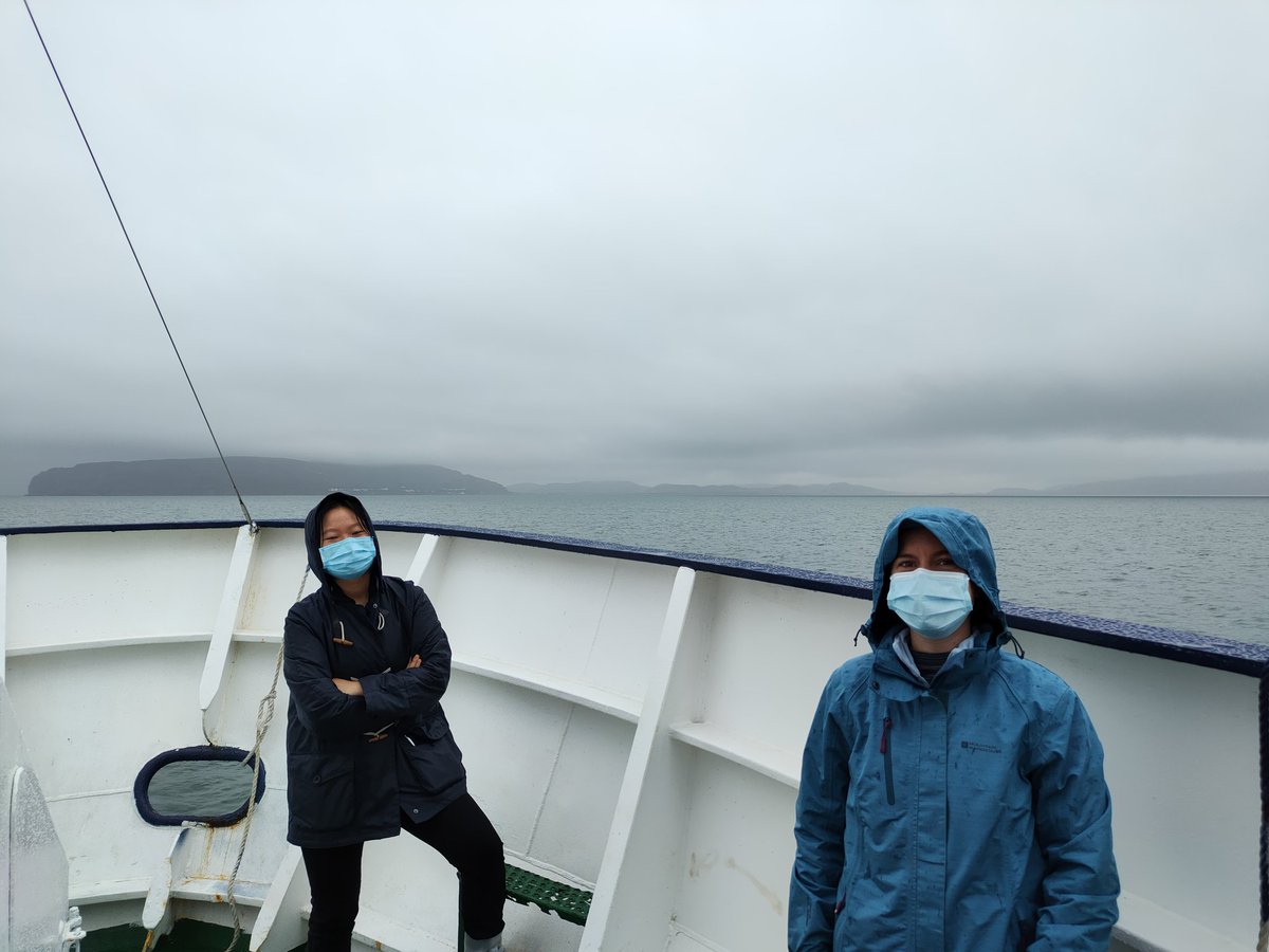 Wet weather won't stop these awesome @sos_bangor_uni women oceanography students! Searching for SIPS in Conwy Bay.....