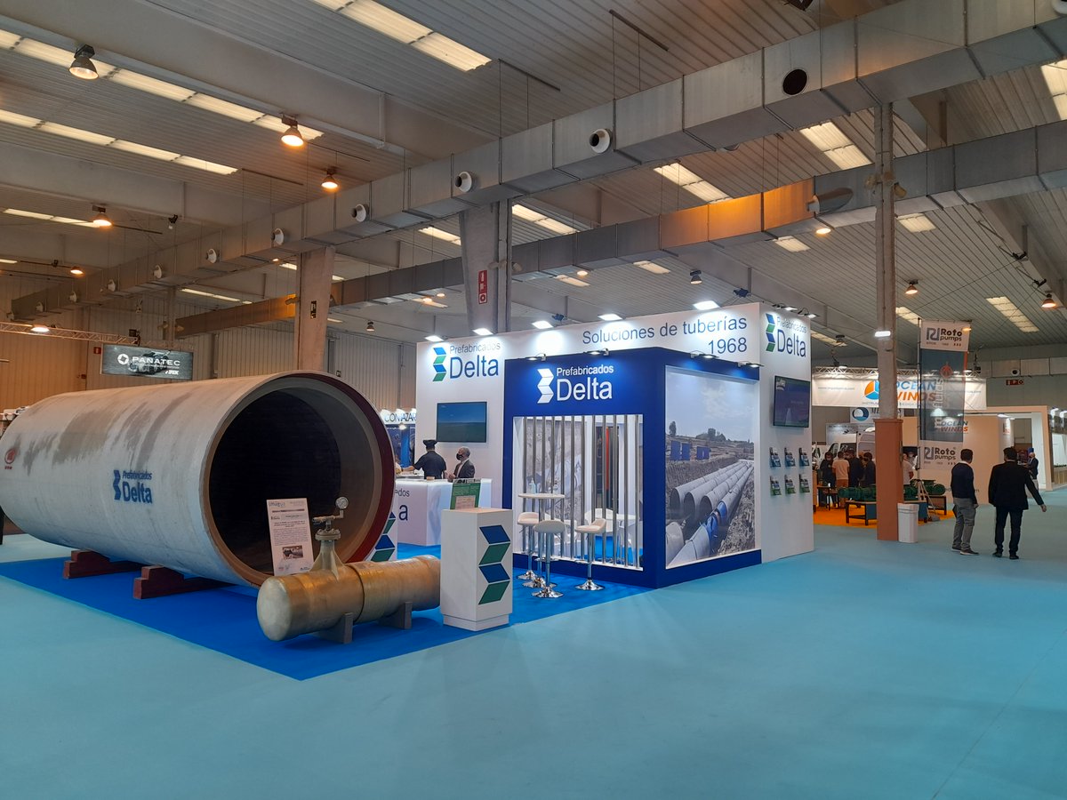 PrefabDelta's tweet photo. Prefabricados Delta presente en la feria de Smagua en Zaragoza #agua #prefabricados #smagua #liderazgo https://t.co/r8OIGOK9a4