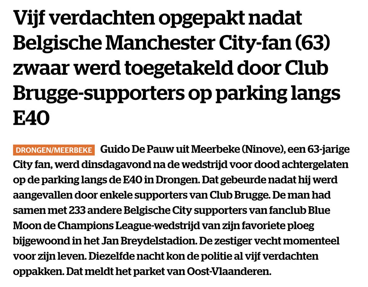 derossemagier's tweet photo. Moeten vechten voor je leven omdat je voor spelers in een ander shirt juicht.

Ik haat het en het maakt mij intens verdrietig. https://t.co/C79RNrzlqC