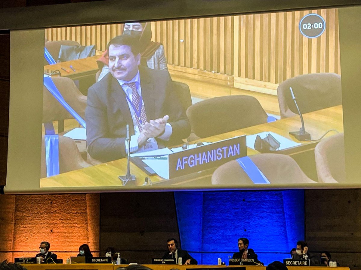 AfghanistanInFR's tweet photo. The #212thEXB @UNESCO anonymously adopted the #DraftResolution on Implementation of UNESCO’s programs in #Afghanista🇦🇫concerning the ongoing current situation of #Afghan girls&women’s education, #Afghan Cultural Heritages and the situation of #journalists &freedom of expression. https://t.co/uWlXiYO2y5