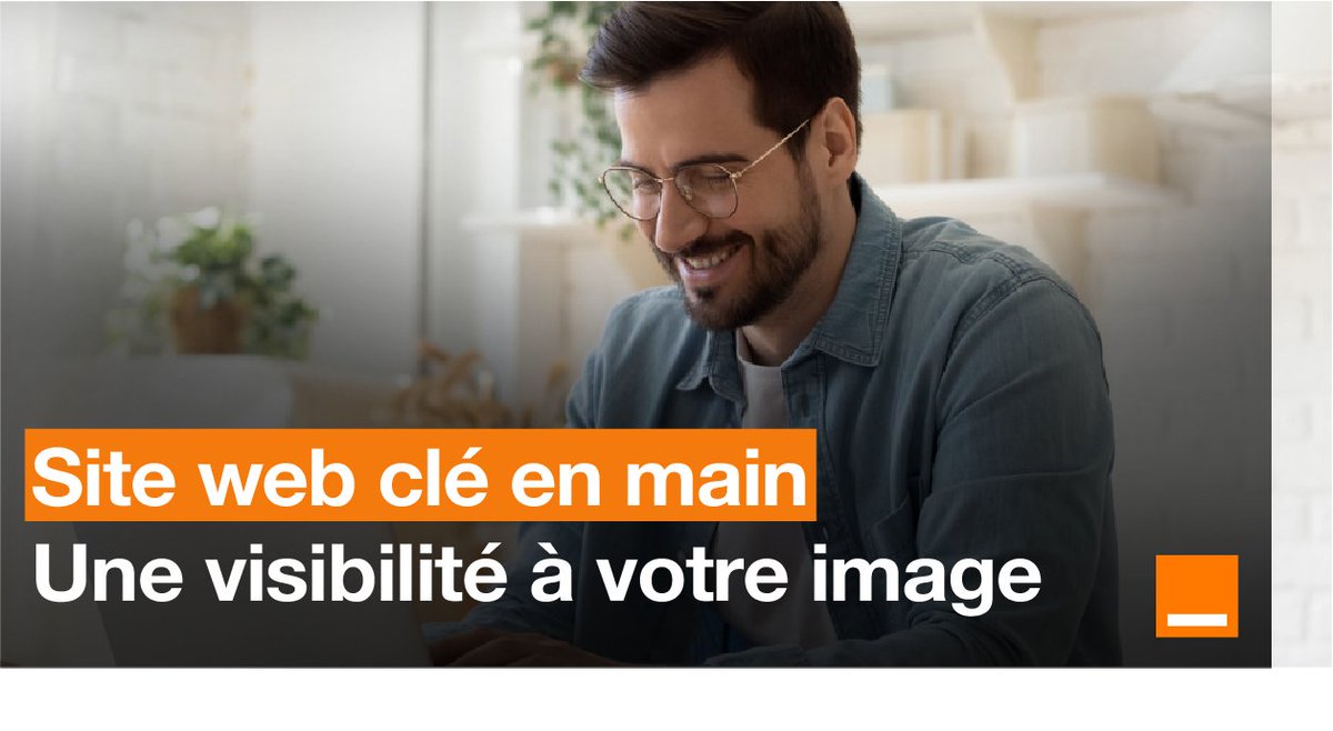 Site web clé en main., Orange s’occupe de tout ! 😀
Profitez de la promotion 3 mois offerts* ! *Voir les conditions 👉 bit.ly/3aTWJx0
#digitalisationdespros #siteweb #digital #visibilité