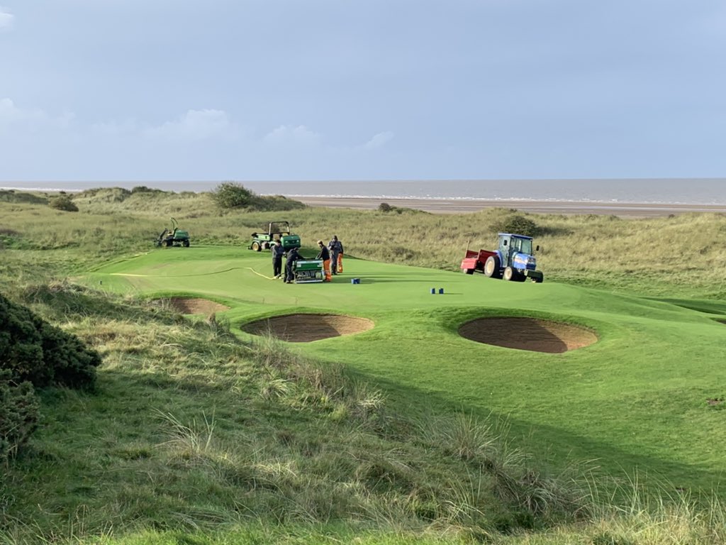 KenSiems's tweet image. Silloth golf club. Super track