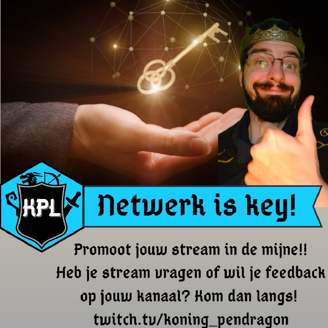 PendragonNL's tweet photo. Vanavond weer een #netwerkiskey stream waar jij jouw streamvragen kan stellen en jouw kanaal kan promoten in mijn stream.
https://t.co/94EOQ8RphN
#twitch #promoot #streamersgilde @streamersgilde #twitchnl #StreamersConnected #streamer https://t.co/VqhjS0qTym