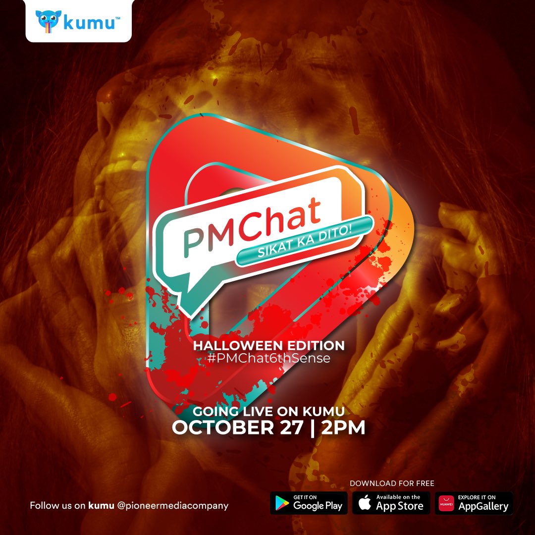 pioneermediaph's tweet photo. To better understand the paranormal, we must be open to all possibilities 👁 Beware, #PMChat6thSense is a ghostly affair 👻 and we dare you to join us this coming Oct 27 on Kumu!

Have any horror stories to share? Comment down below and get a chance to be featured on our show 💀 https://t.co/16ytURRi6F