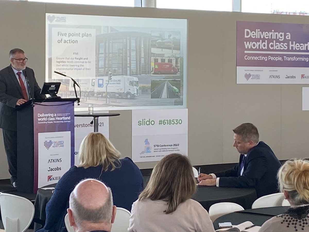 @DaveTheMayor announces launch of EEH freight forum to bring together reps from across sector to deliver on the policies of our strategy: supporting freight while reducing its environmental impact.