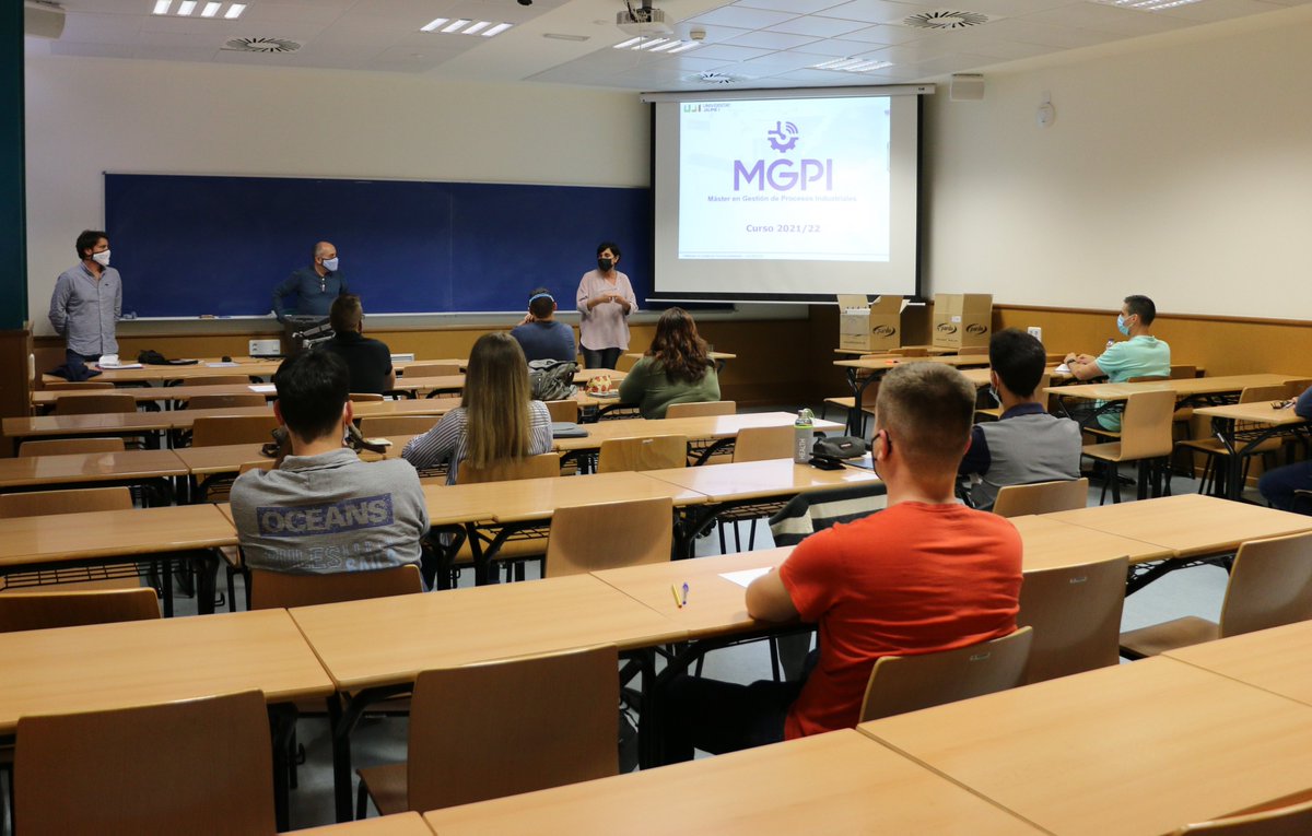 fue_uji's tweet photo. ¡Y más fotos de inicios!👏👏👏
#PostgradosPropios @UJIuniversitat
📸Primera sesión Máster en Gestión de Procesos Industriales #MGPI 2021 - 2022
https://t.co/e4K1rRkdAE
¡Bienvenid@s!
#somUJI #FUEUJI https://t.co/hAupmL4Qjq