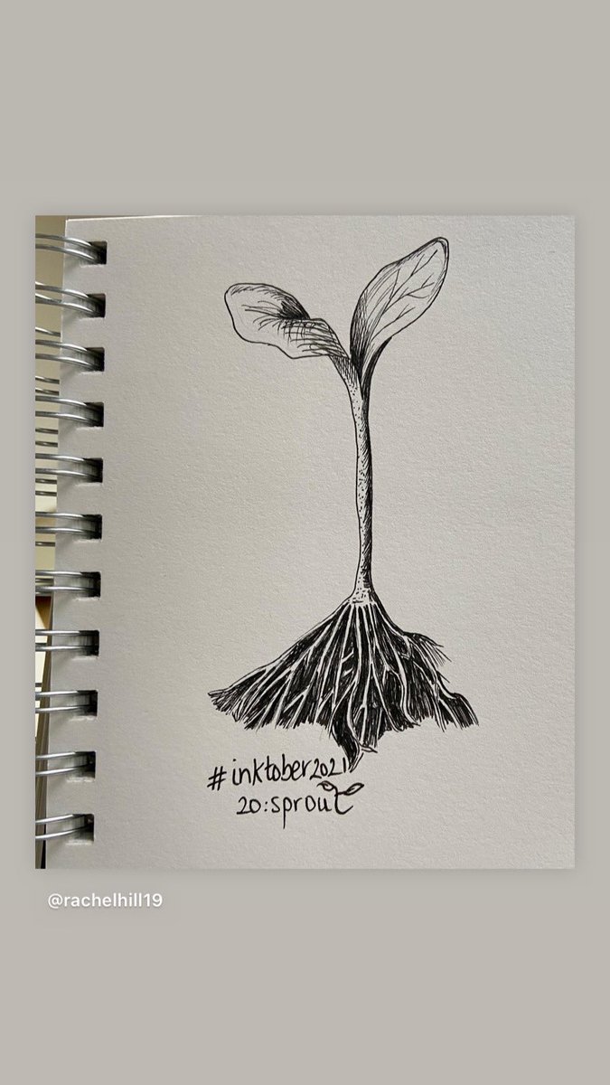 #inktober2021  
Day 20 : sprout