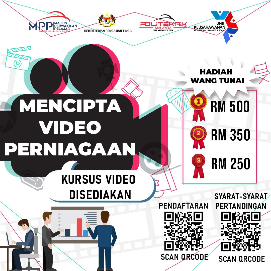 mpppisofficial's tweet photo. Anda berminat untuk menjadi usahawan muda?
Tetapi tidak tahu cara mempromosi?

🎊SISWAPRENEUR CHALLENGE 2021 🎊

Pertandingan ini terbuka kepada seluruh pelajar Politeknik Ibrahim Sultan

📆Pertandingan ini dijalankan pada tarikh:
20 OKTOBER 2021 - 31 OKTOBER 2021 https://t.co/Twoo9Y33zf