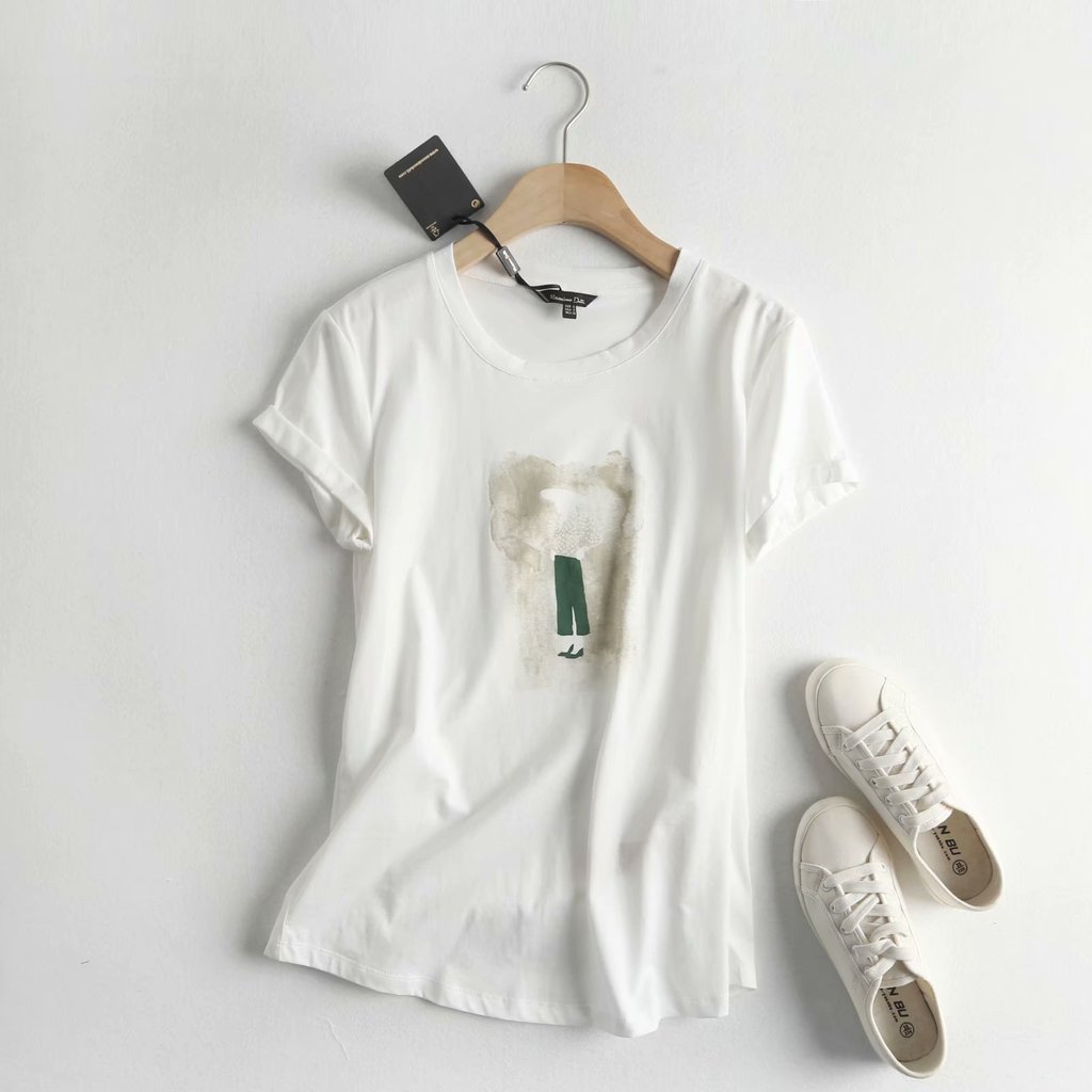 KlozetStyle's tweet photo. Nordic Style T-Shirt White ✨ https://t.co/qB9IhF3qM5 
#klozetstyle #loveklozetstyle #shopklozetstyle #chic #style #outfitoftheday #ootd #americanstyle https://t.co/CH76RtPm2m