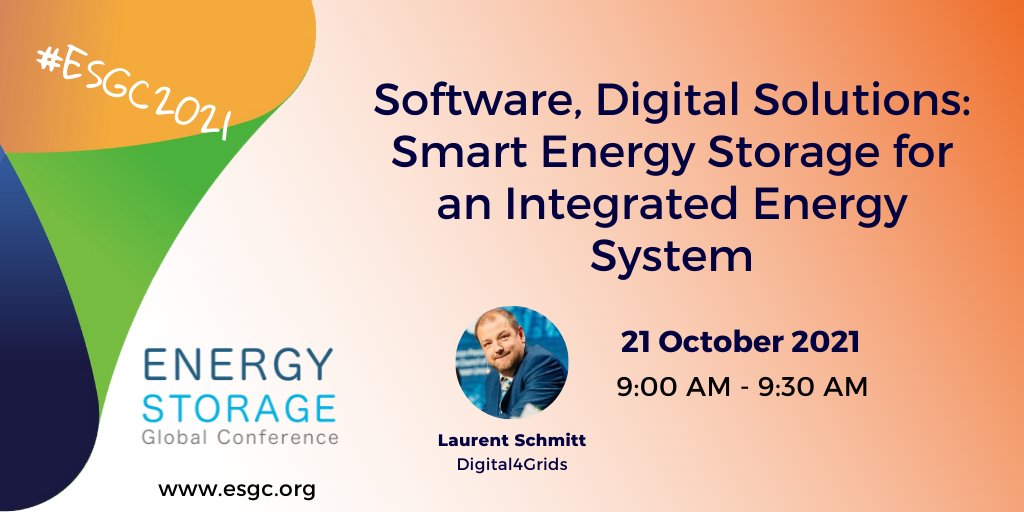 ESGlobConf's tweet image. First session of the day in 5min: How is #EnergyStorage enabling innovation in the energy system?
With @laurentschmitt 
#ESGC2021