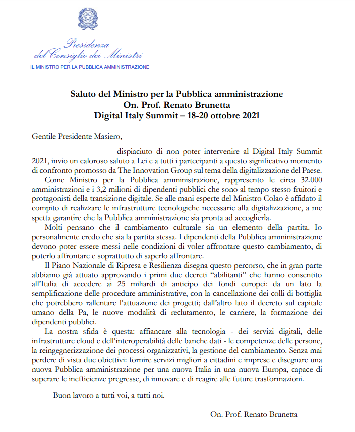 Renato Brunetta tweet media