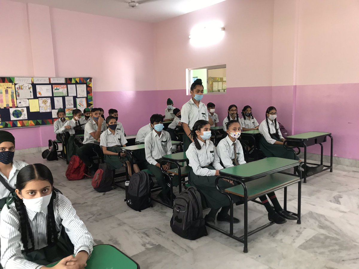 Cybercrime &amp; security Awareness Month
“Do Your Part. #BeCyberSmart.” 
 <a href="/STSWSRAJGOMAL/">S.T.S. World School (Official)</a>  spread awareness among students on #cybercrime and #cybersecurity by showing PPT related to it. 🖥

<a href="/cbseindia29/">CBSE HQ</a> <a href="/Prabhjo60556013/">Prabhjot Gill</a> <a href="/SDGoals/">#SDGs</a> @