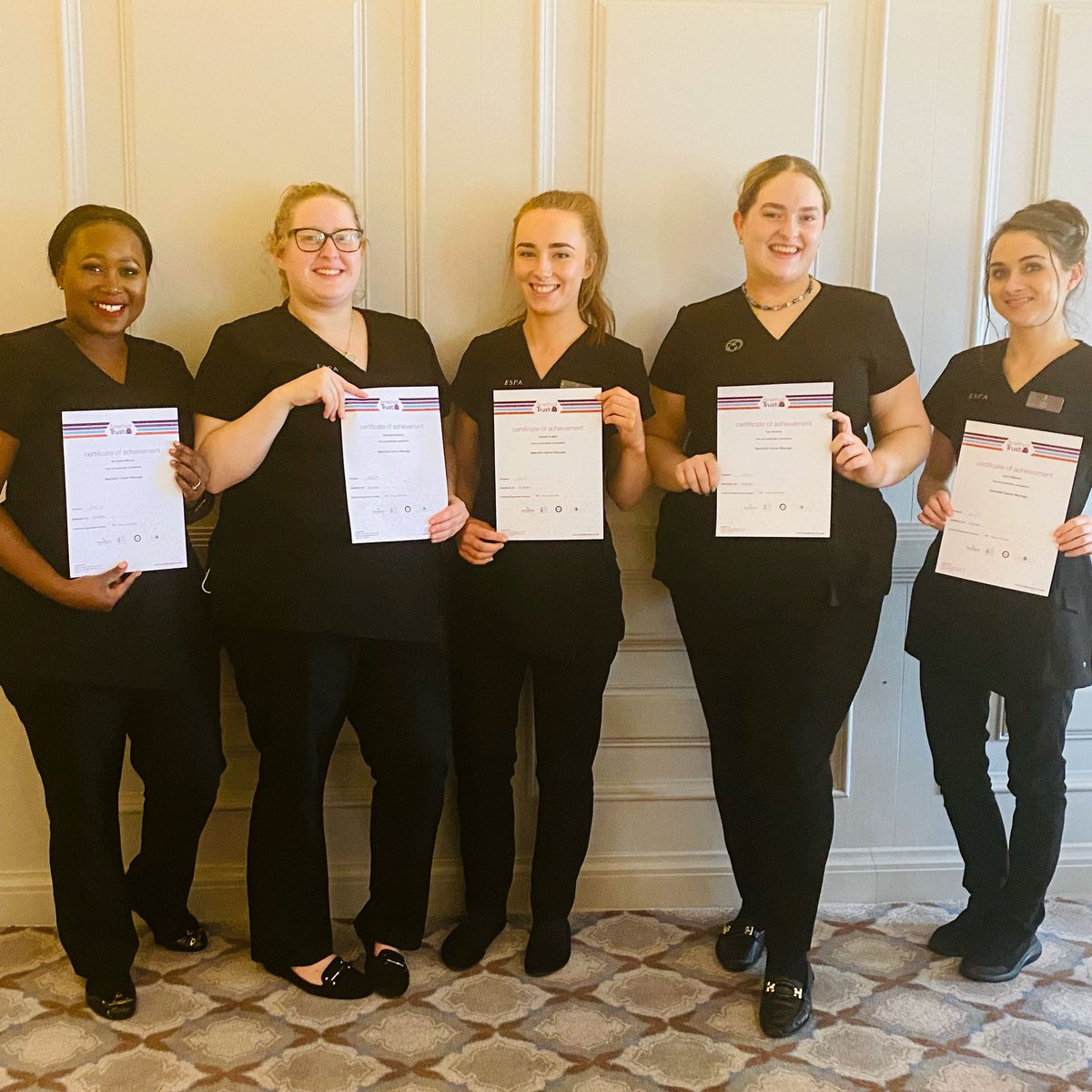 What a lovely day we had training these gorgeous therapists from 
<a href="/cullodenestate/">Culloden Estate &Spa</a>  and @slieve_donard_resort 🇮🇪 in association with <a href="/espaskincare/">ESPA</a> in the Amethyst Trust Specialist Cancer Massage Training Course.
#amethysttrust #cancermassage #ibhatraining #espa #inclusivity