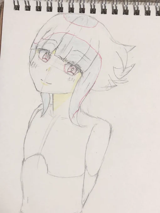 原画風〜頭の形へんだね 