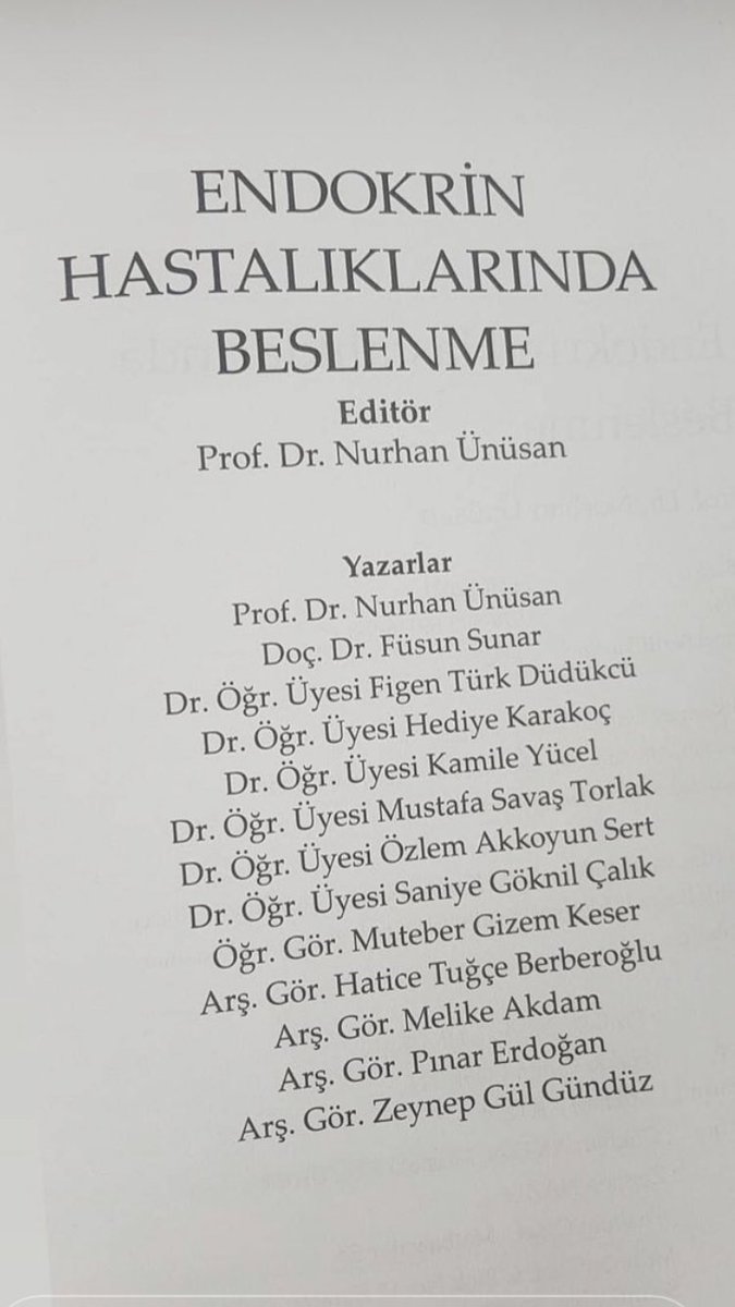 Kitap Prof Dr Nuhan Ünüsan Editörlüğünde Üniversitemizin değerli akademisyenlerinin bölüm yazarlığında hazırlanmıştır, tüm yazarlarımızı tebrik ediyoruz <a href="/karyay1251/">KARYAY</a>