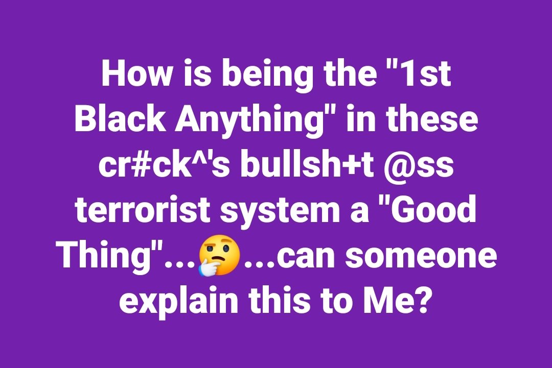 TheFiveYouKnow's tweet image. #Questions #Firstblack