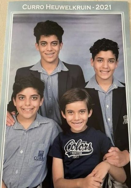 Abramjee's tweet image. Polokwane kidnapping: The four brothers were kidnapped on their way to school this morning.