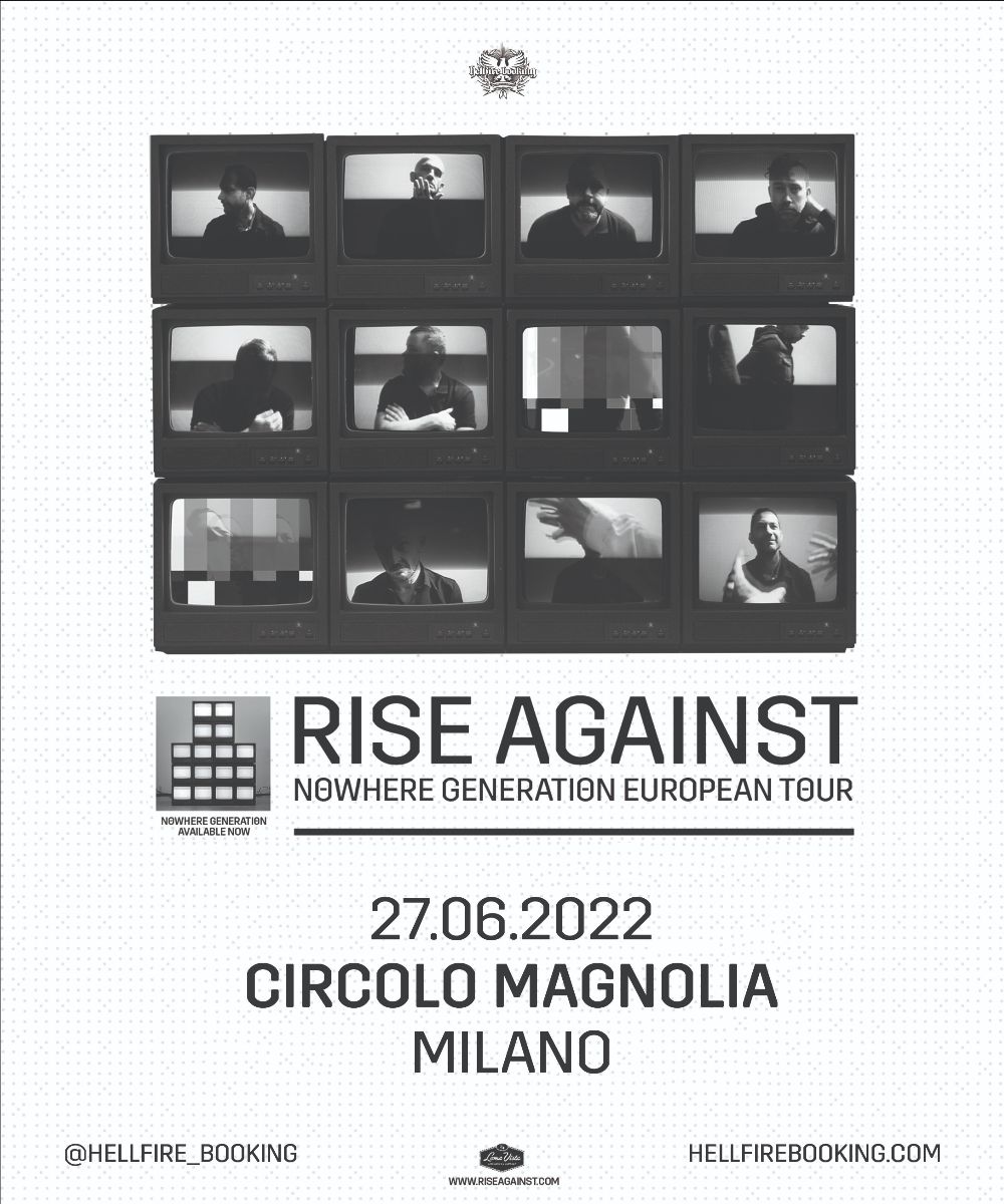 #RiseAgainst: in Italia per una data a Milano a giugno 2022 <a href="/riseagainst/">Rise Against</a> <a href="/CircoloMagnolia/">Circolo Magnolia</a> <a href="/HellfireBooking/">Hellfire Booking</a>  rockrebelmagazine.com/2021/10/20/ris… via @rockrebelmag