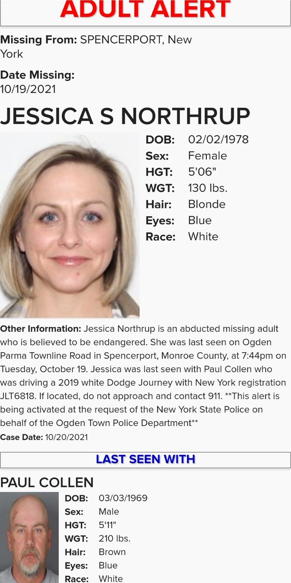 RPLCinfosharing's tweet photo. ***BOLO*** Abducted
LAST SEEN IN 2019 DODGE JOURNEY NY PLATE# JLT-6818 https://t.co/P3I5exWlVP
