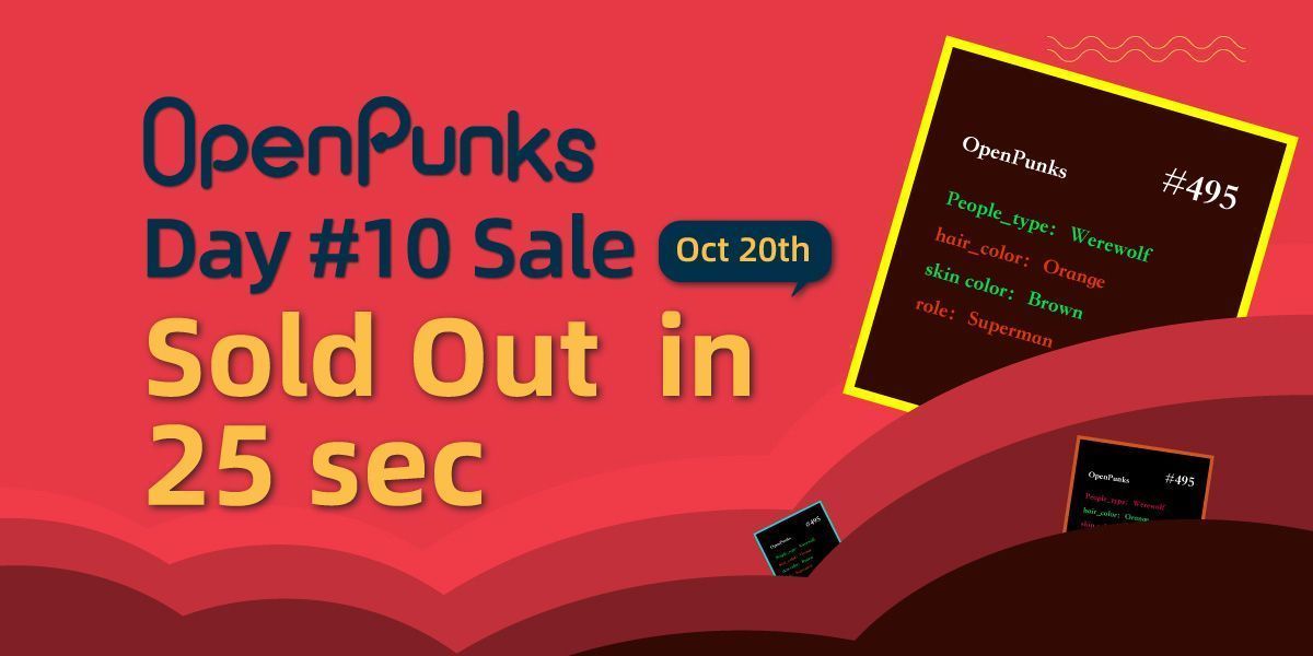 Gate's tweet photo. Last Batch of #Gateio OpenPunks Sold Out In 25 Seconds
Phase 1 Of #OpenPunks Is Now Sold Out
1500 Limited Mystery Boxes Were Sold In OpenPunks Phase 1
All Batch Of OpenPunks Were Sold Out In 2 Minutes
Looking Forward To Phase 2 Of OpenPunks
#NFT #NFTMarketplace https://t.co/mSQ1sye67y