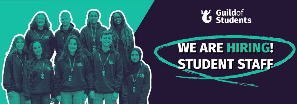 Guild_Intl's tweet image. Student Staff Recruitment at the Guild
Closing date - 01 November 2021

🌟 Bar Assistant 
🌟 Catering Assistant
🌟 Cleaning Assistant
🌟 Security Assistant

Apply - guildofstudents.com/studentstaff/?…